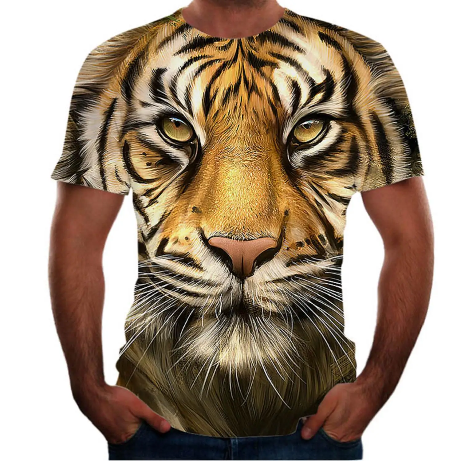 3D Tiger T Shirt | Tiger-Universe