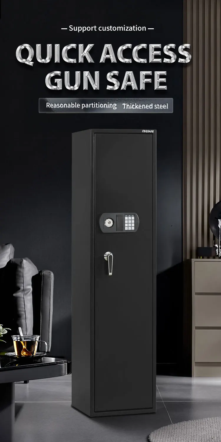 CEQSAFE High Quality Electronic Safe Box Fireproof Ammo Safe Cabinet details