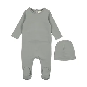 Toddler Christmas Sleepsuit Knit Solid Footie Sleepsuit Toddler Baby Clothes Baby Rompers Newborn