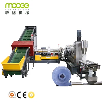 plastic recycling and granulating line for pe pp film