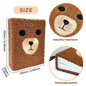 A3 Hardcover Photo Album Scrapbook 100 Sheet Sewing Binding with Fabric Cover and Pocket Feature Address Book Storage