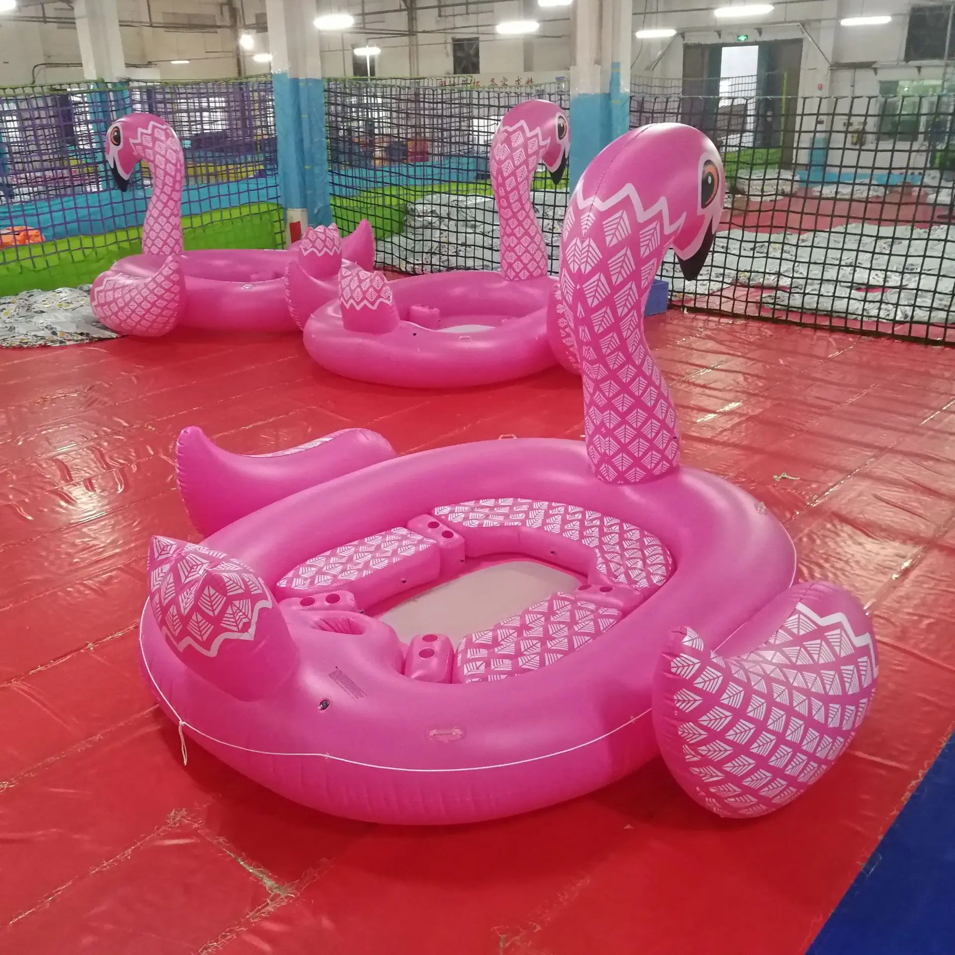 Flamingo Inflatable Pool Tube Floating Island Large Pink Flamingo