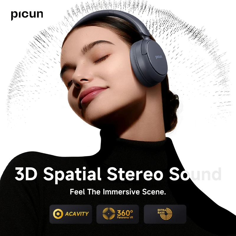 Picun B5 Pro Audio Factory Music Headset Head Phones Headphone Wireless