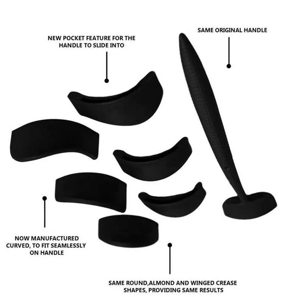 Набор трафаретов для теней, инструменты для создания эффектов для макияжа глаз