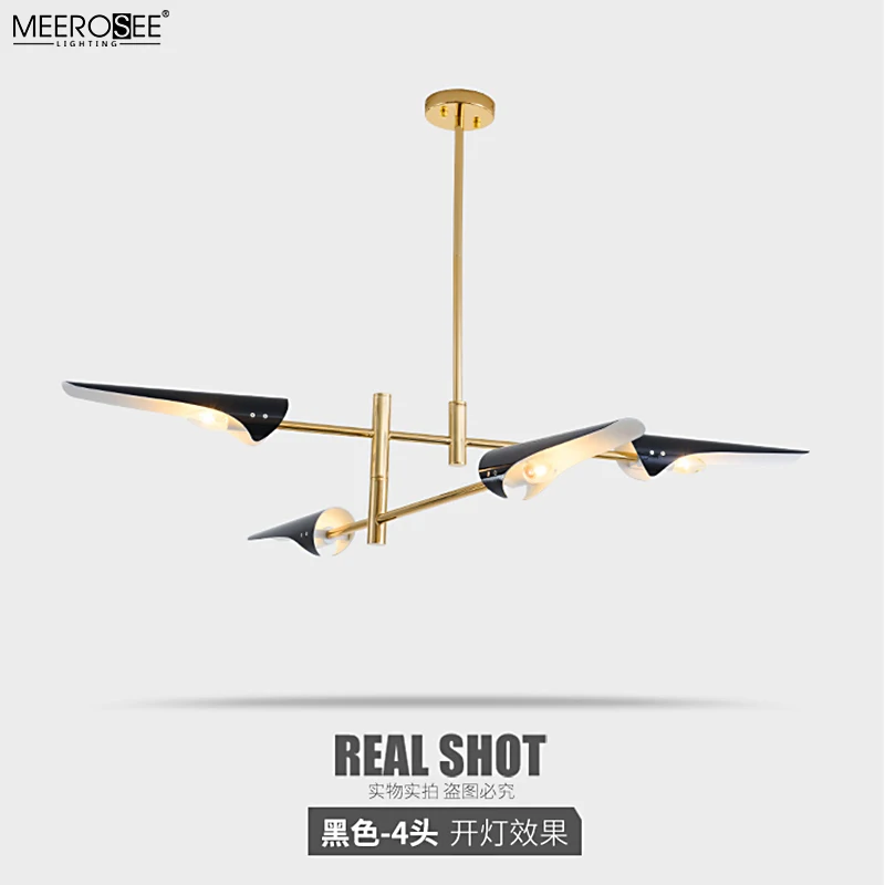 Meerosee Iron modern Chandelier home decorative Lighting Fixture Various Sizes pendant chandeliers light MD86773