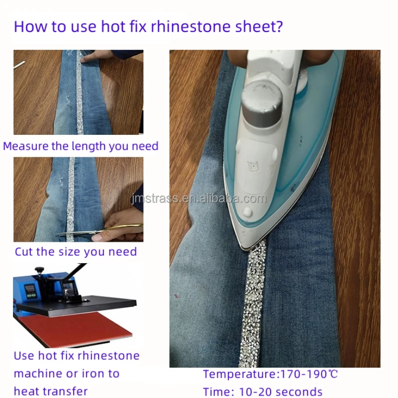 hot fix rhinestone sheet