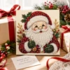 ZZB00001 Dipinto di perle di Babbo Natale di Natale