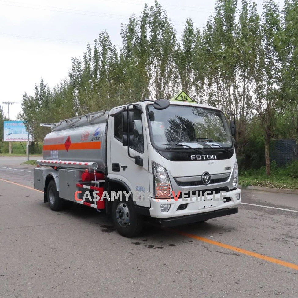 Китайская Фабрика Прямая продажа Foton 5000 литров rhd топливный танкер грузовик тяжелый