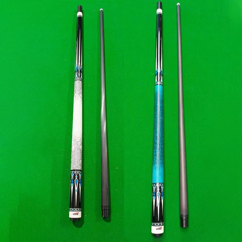 YFEN M7 58-Inch Carbon Fiber Shaft Pool Cue Stick Lizard Pattern