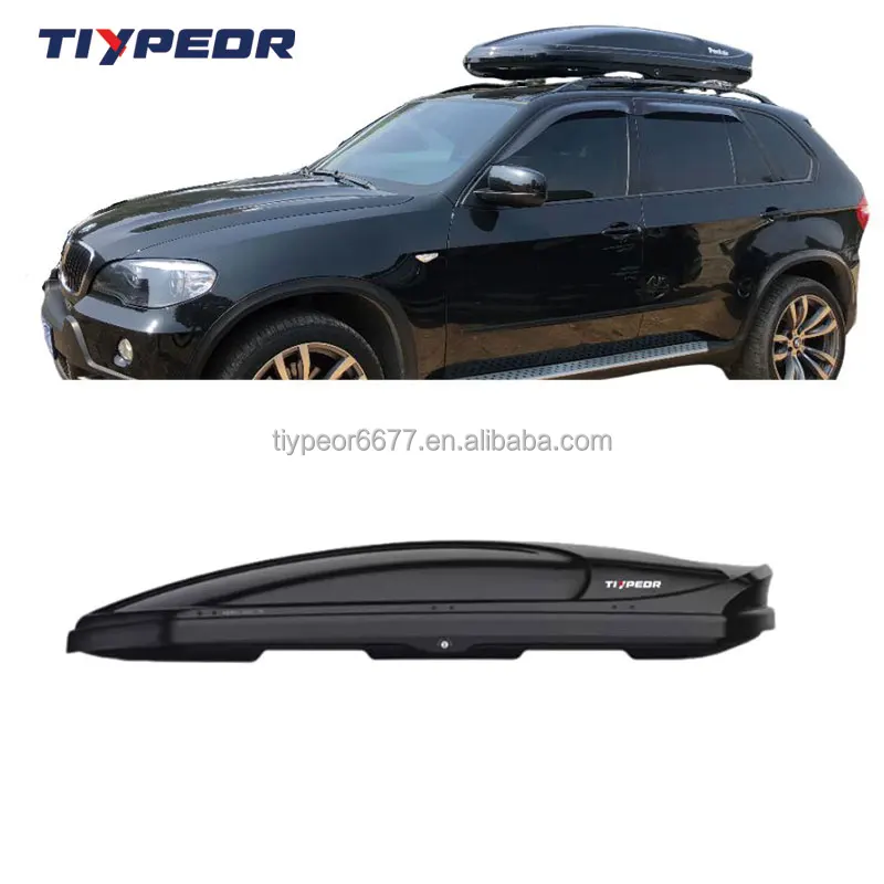 product tiypeor universal waterproof roof box 420l roof rack luggage bag storage cargo box boxes 4x4 suv pickup travel use abs material368-3