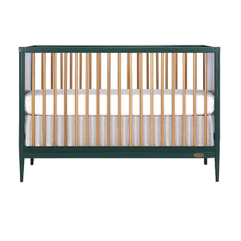 Solid Wood Baby Box Crib Bed Nursery Cot Furniture 4 In 1 For Child ...