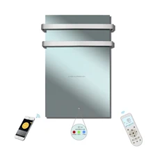 Electronic Control with LCD Interface Glass 15 Thickness  600W 220-240 V 50-60Hz. Infrared Mirror Carbon Crystal Panel Heaters