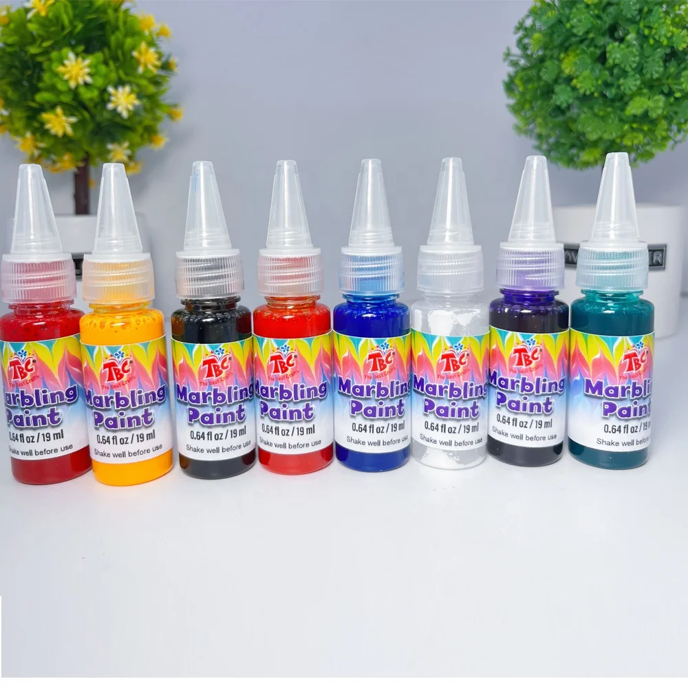 Kit De Pintura De Mármol Al Agua Con 14 Colores, Ideal Para Manualidades Y Regalos Creativos Para Niños De 6 A 12 Años