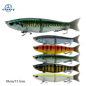 Cheery Lvde 18 Centimeter 65.5g Single Jointed ABS Gliding Fish Sinking Lure Big Game Trout Bass Fishing Swim Bait – Hard Lure – view 2