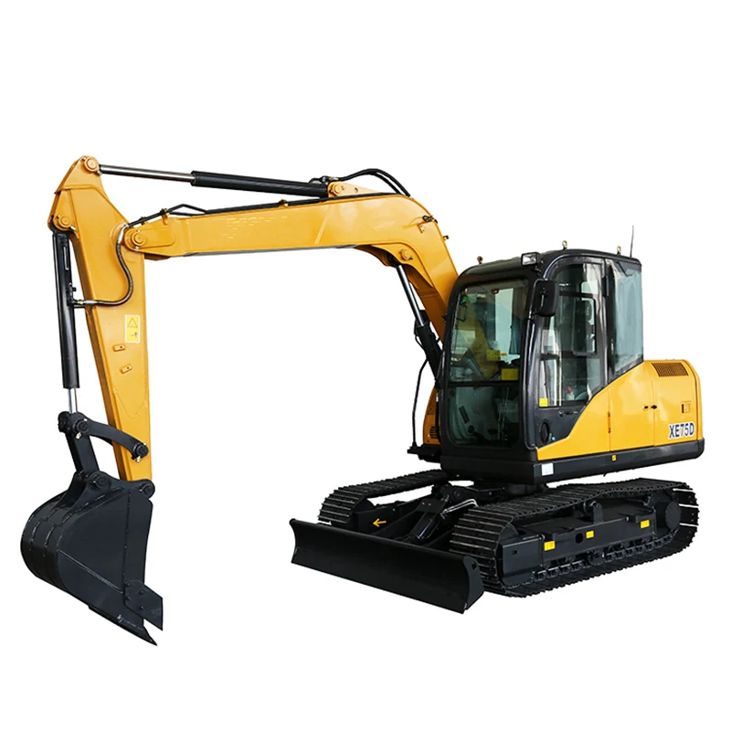 Factory Price 7.5 Ton Mini Crawler Excavator XE75D