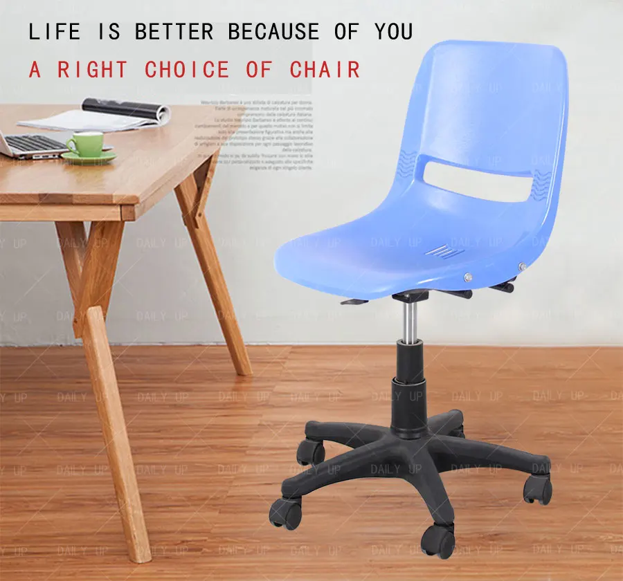 Simple Design Revolving Office Chair Lifting And Breathable Computer Chair With Universal Wheels For Meeting And Conference