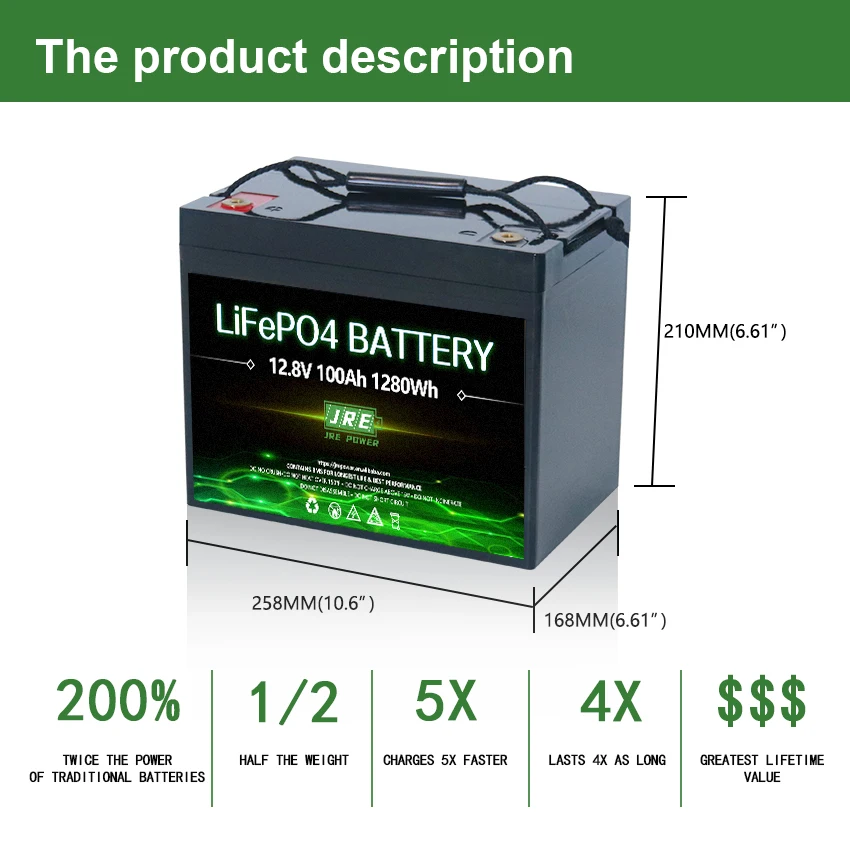 12v 100ah Lithium Battery 12v 100ah Lifepo4 Battery Pack 12v 100ah ...