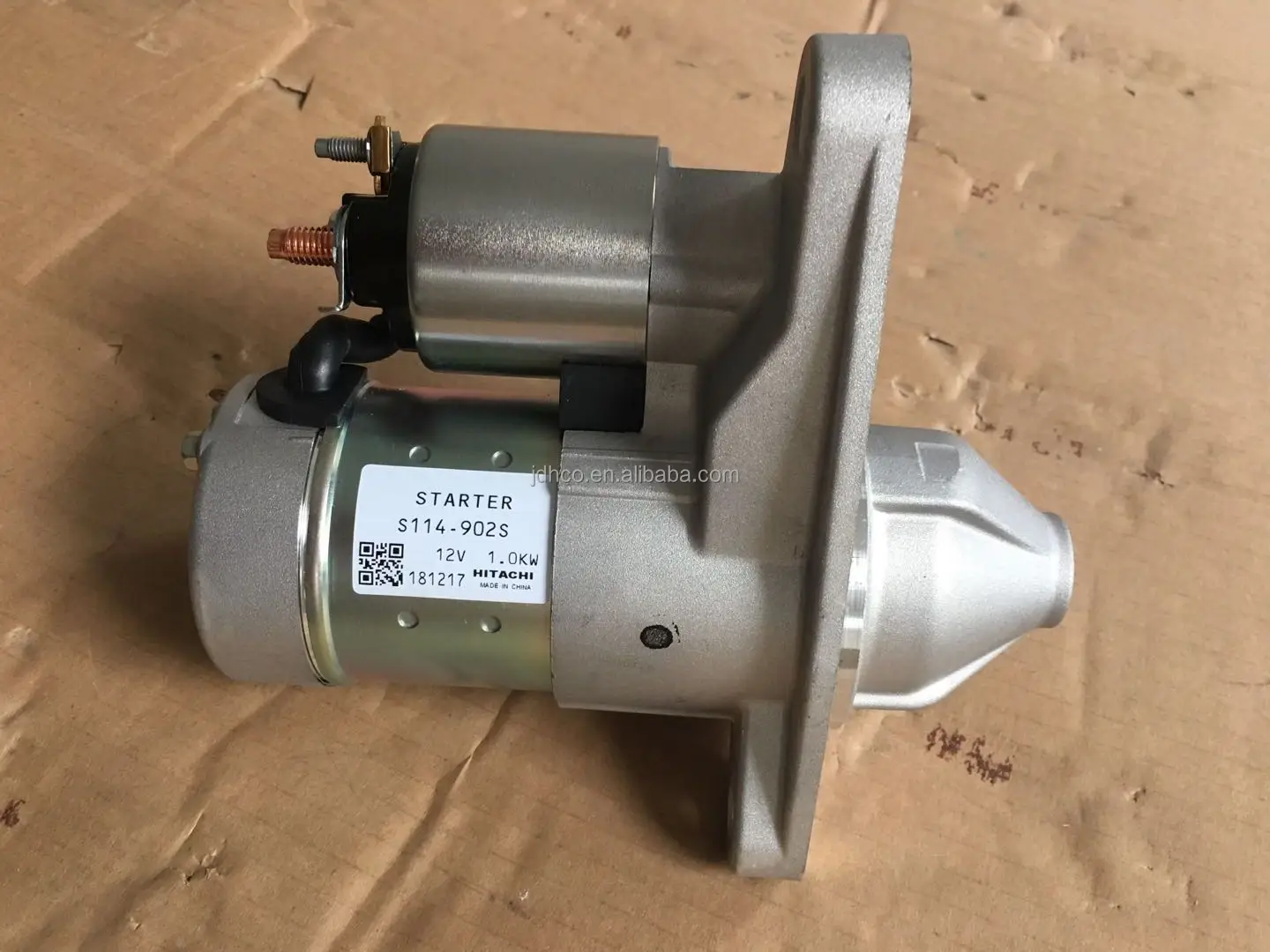 12V 1.0KW 10T 純正日立製 カー スターターモーター S114-902 23300