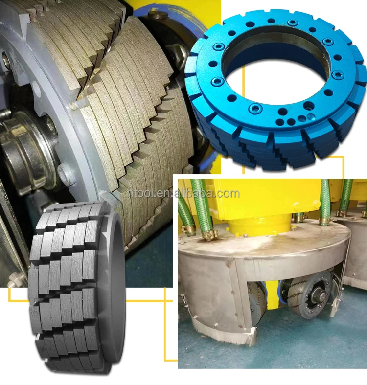 Htool Dia 180mm Diamond Segment Calibration Wheel Fast Grinding Roller