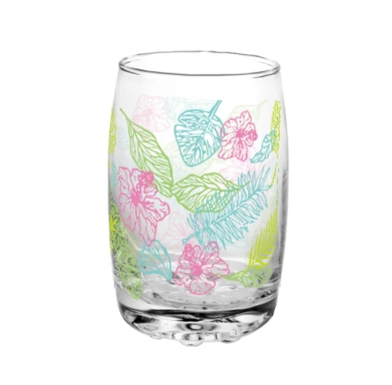 Personalized Custom Design 250ml Water Juice Glass With Machine Printing 9oz Blown Printed Drink Cup for Bar Hotel Copa Tumbler