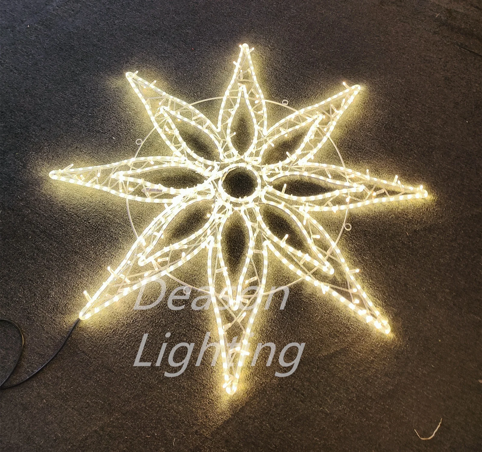 Large Snowflake Light Large Snowflake Decoration Christmas - LED Lights