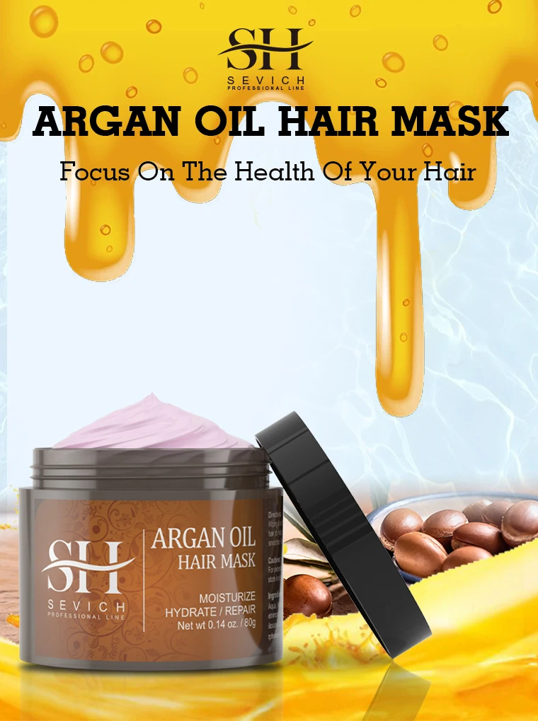Wholesale Curly Hair Mask Treatments Argan Oil Nourishing Damaged