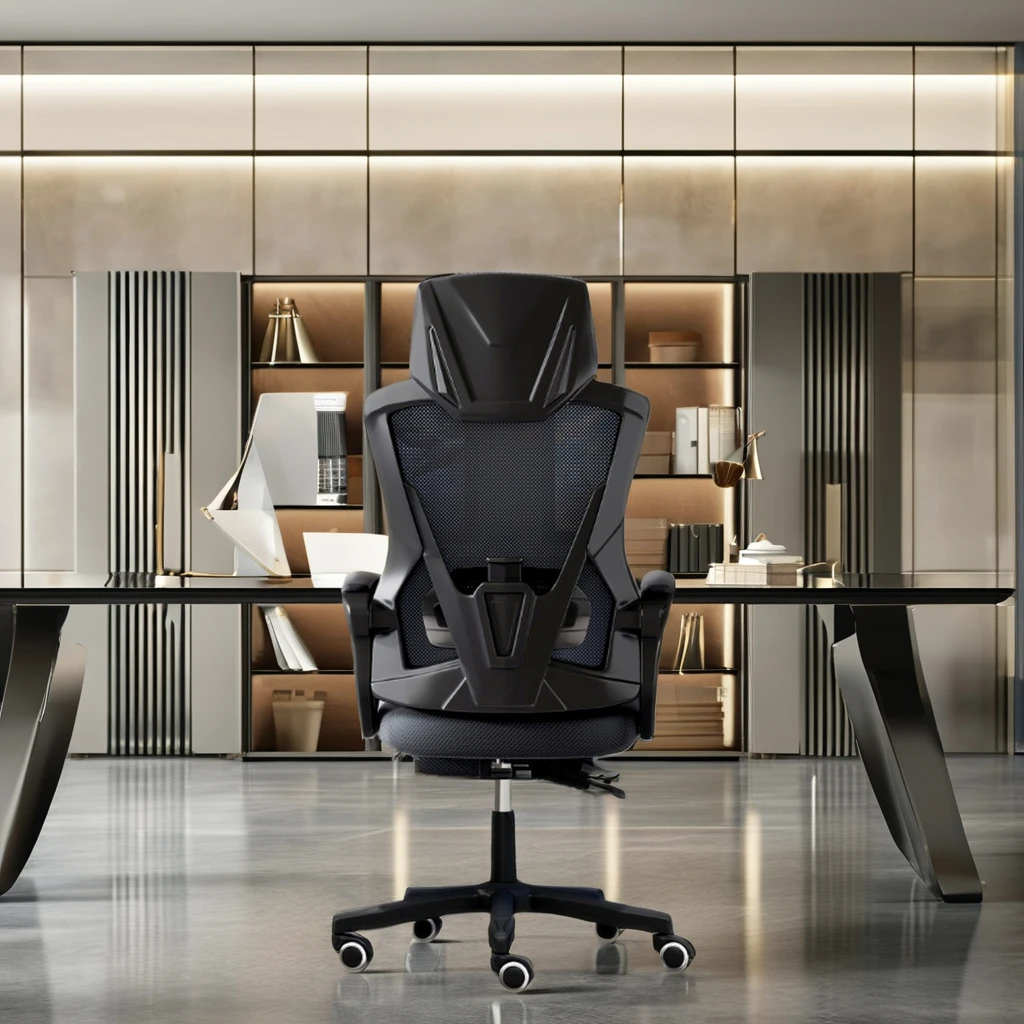 Custom Ergonomic Razer Computer Gaming Chair with Lift Style Fabric and Mesh Material Massage Features and Footrest