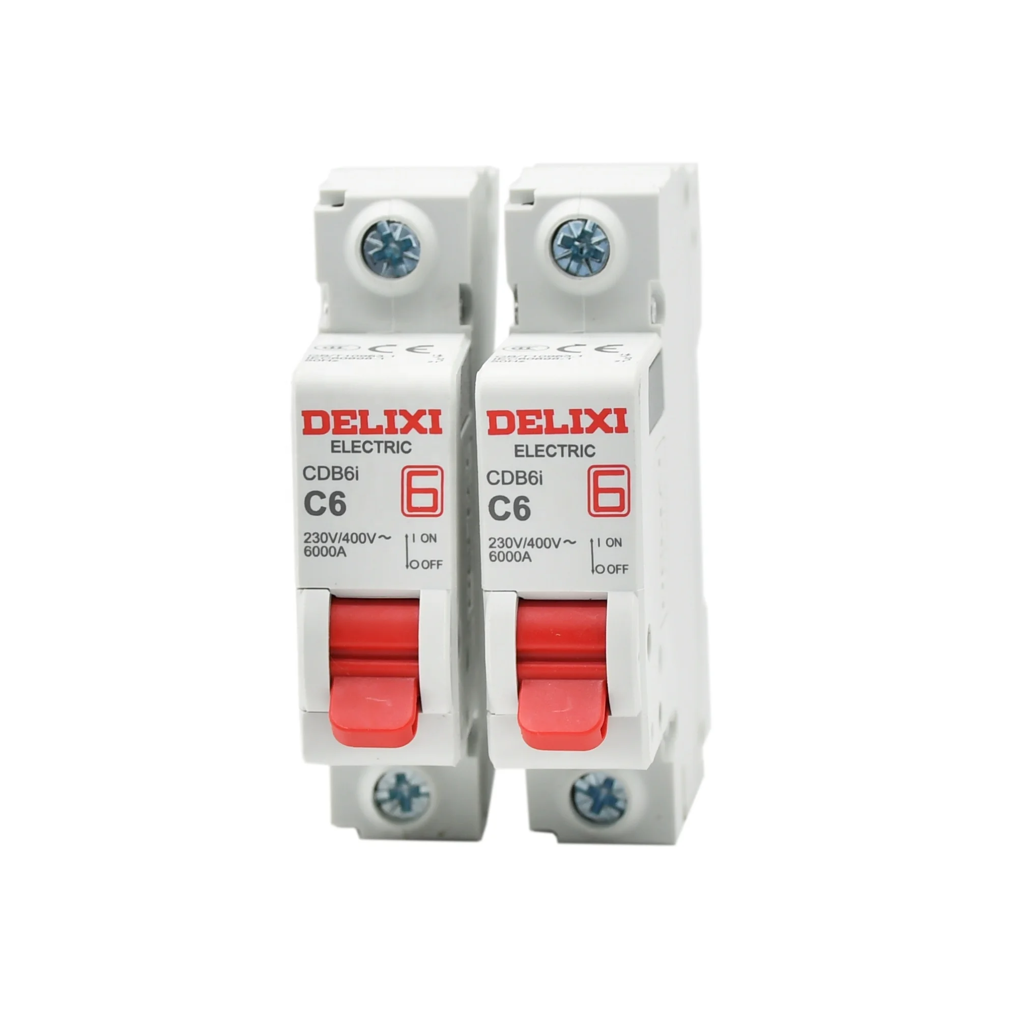 DELIXI Cdb6i 1p Mini MCB RCCB Hi Mel AC CE ROHS Chint Miniature Price Electrical Circuit Breaker for Sale
