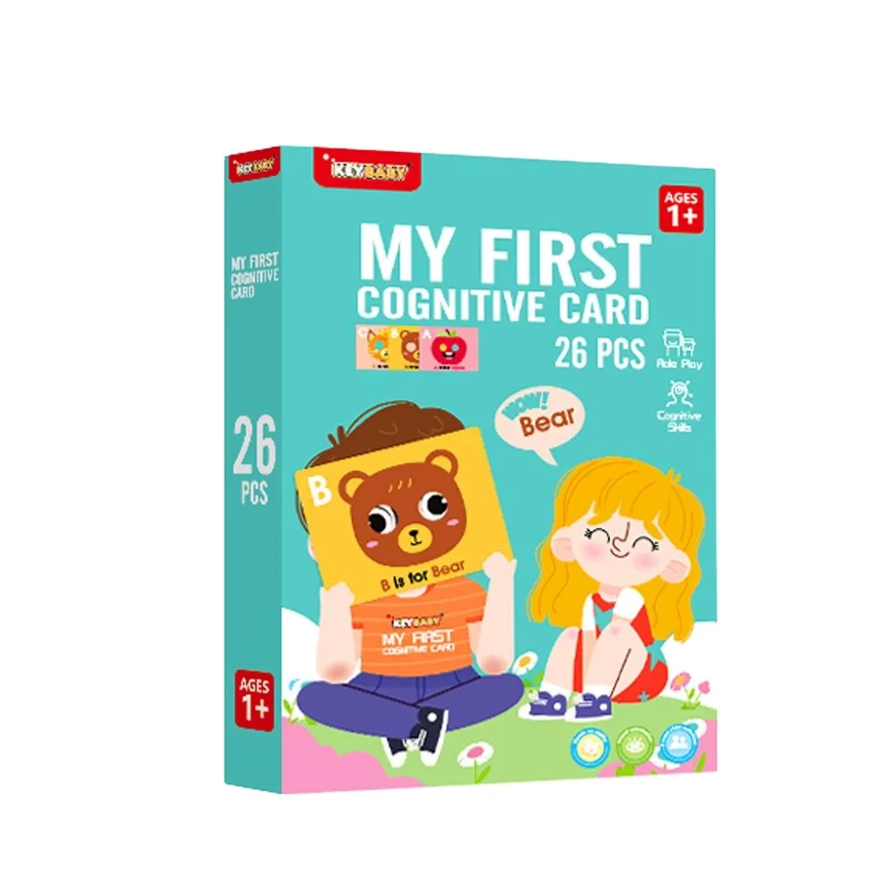 Customized High Quality Mask Cognitive Cards Flashcards with Hardcover Box for Children