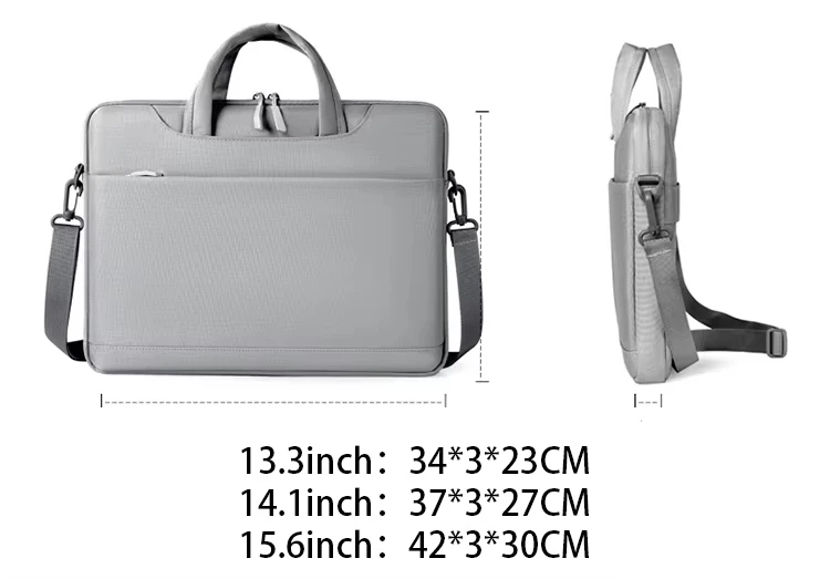 product laudtec laptop bag custom logo business men briefcase 13 inch sleeve pouch ladies bags for office waterproof polyester dnb55-29