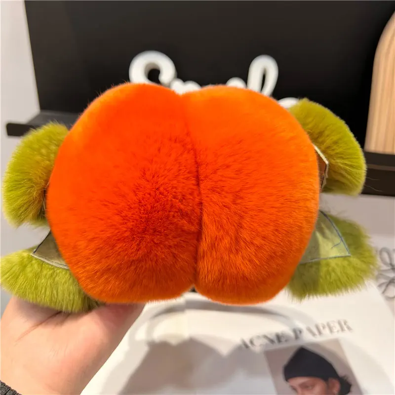 Warm and Stylish: Women's Winter Ear Muffs with Rex Rabbit Fur