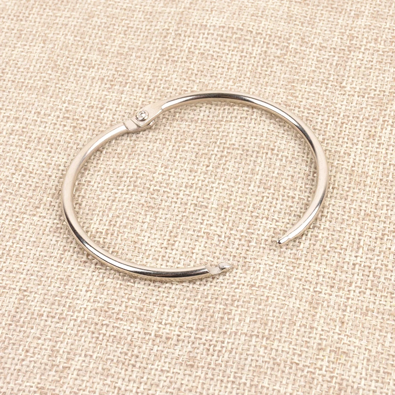 Круглый никель бумага связующего обручи книга навесное кольцо с отрывными листами кольцо для переплета