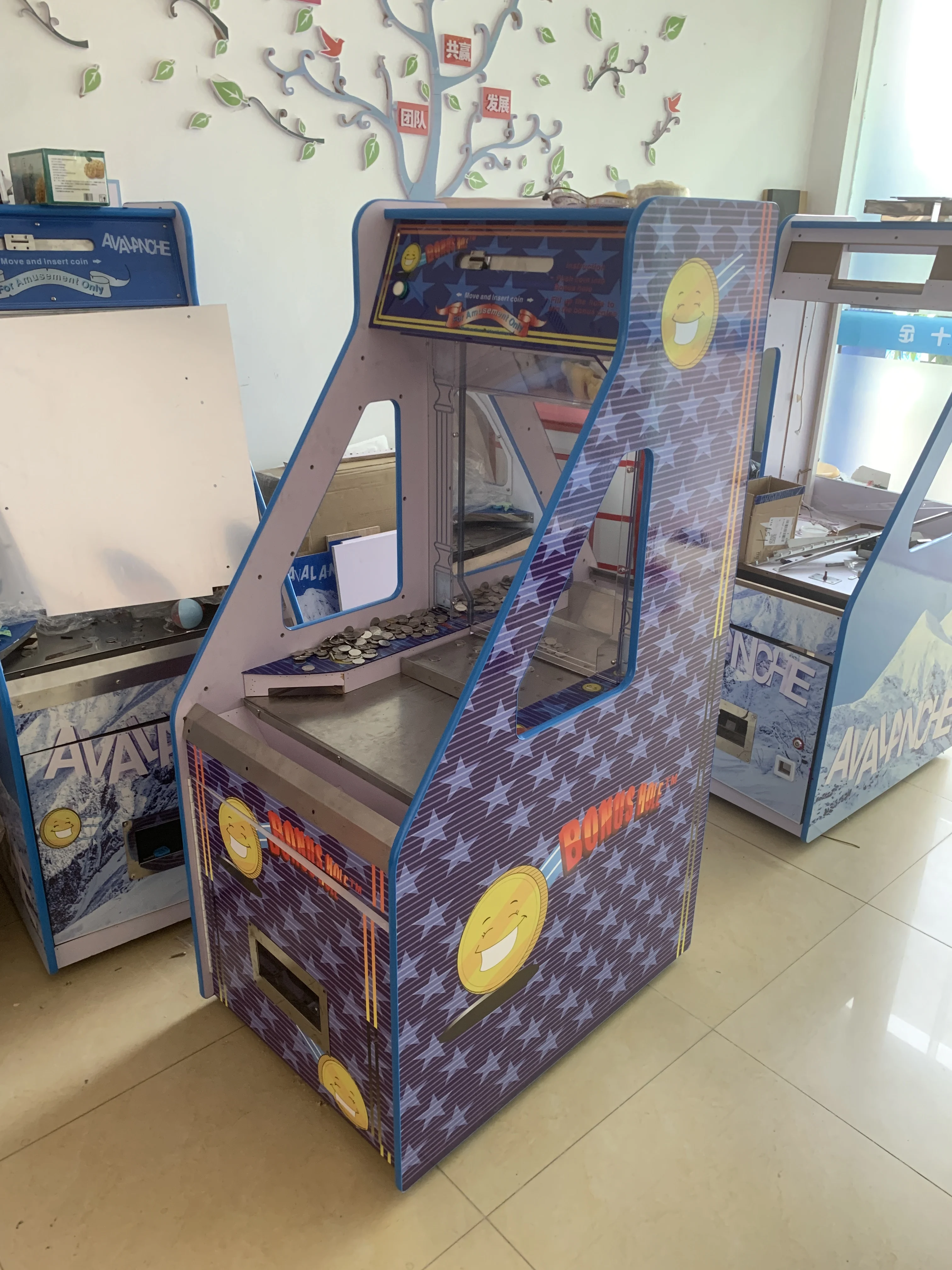 Arcade Ticket Redemption Game Machine Coin Pusher Machine Coin Operated