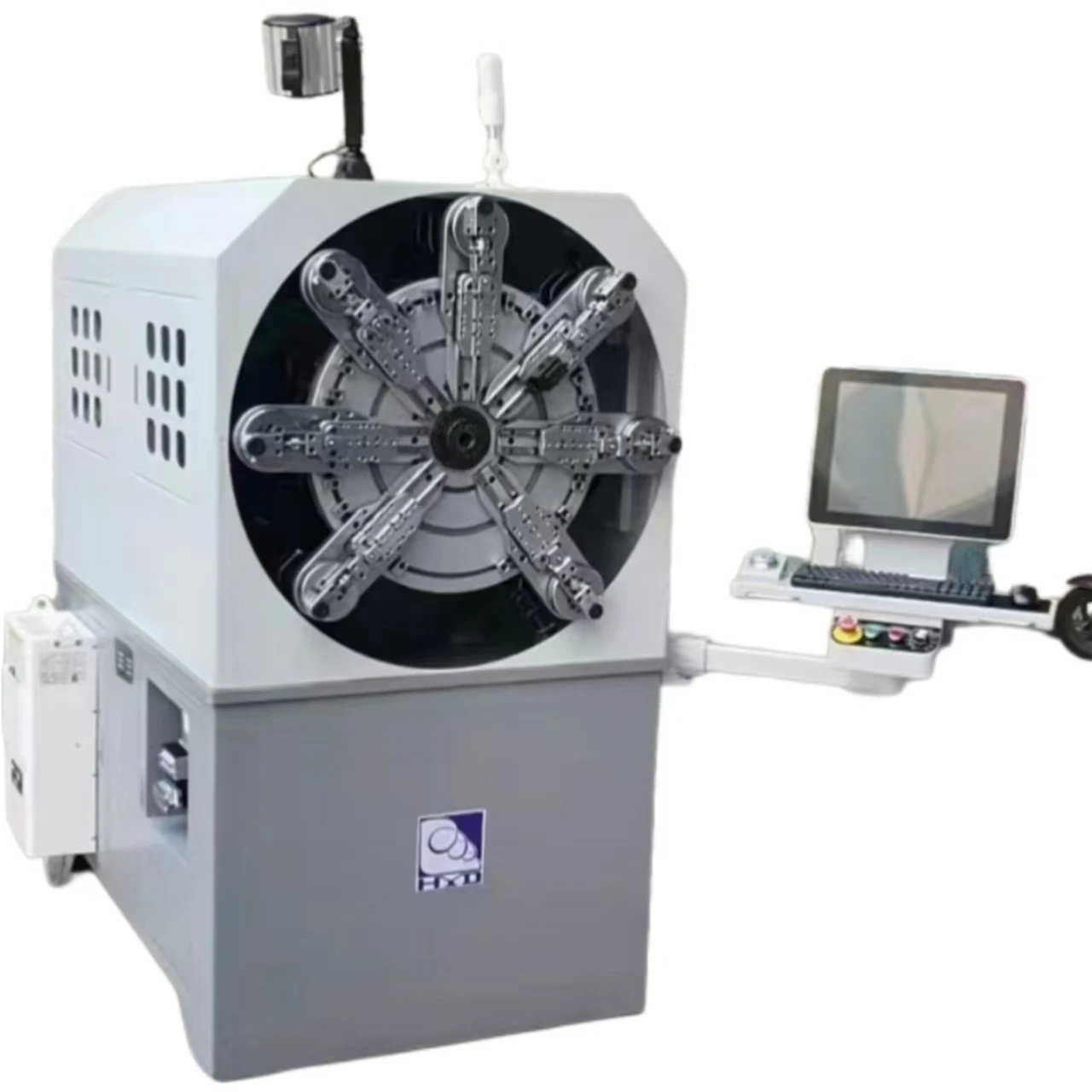 Multi-Function CNC Spring Machine with 12 Axes Servo Motors 0.3-2.5mm Wire Size and 9.35kw Power