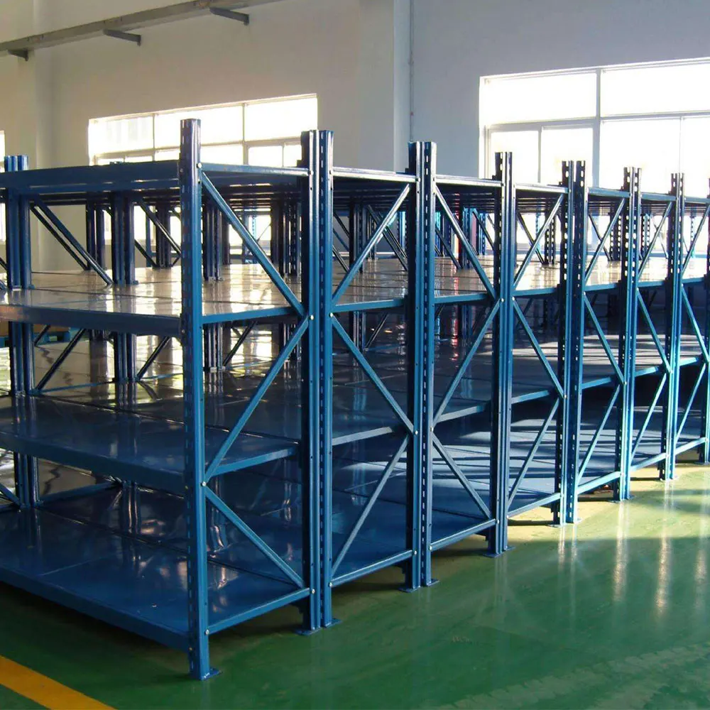 4 5 Tier Shelf Steel Adjustable Warehouse Garage Heavy Duty Storage Medium Duty Rack for Fabric Auto Parts Textile Shop