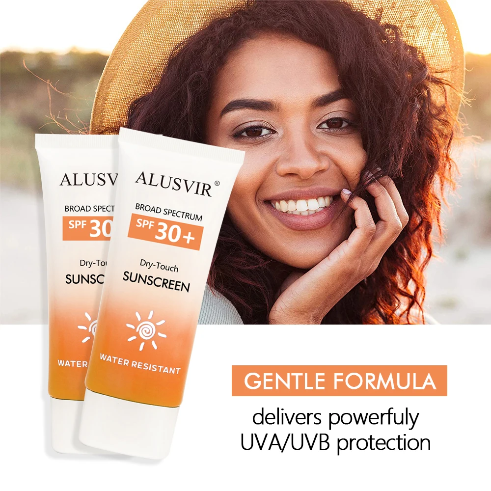 Фирменная торговая марка SPF 30 50 натуральный травяной уход за кожей увлажняющий солнцезащитный крем с УФ-защитой отбеливающий солнцезащитный крем