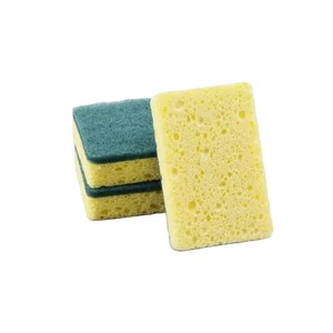 Kitchen Cleaning Cellulose Sponge Supplies Biodegradable Cleaning Cellulose Sponge