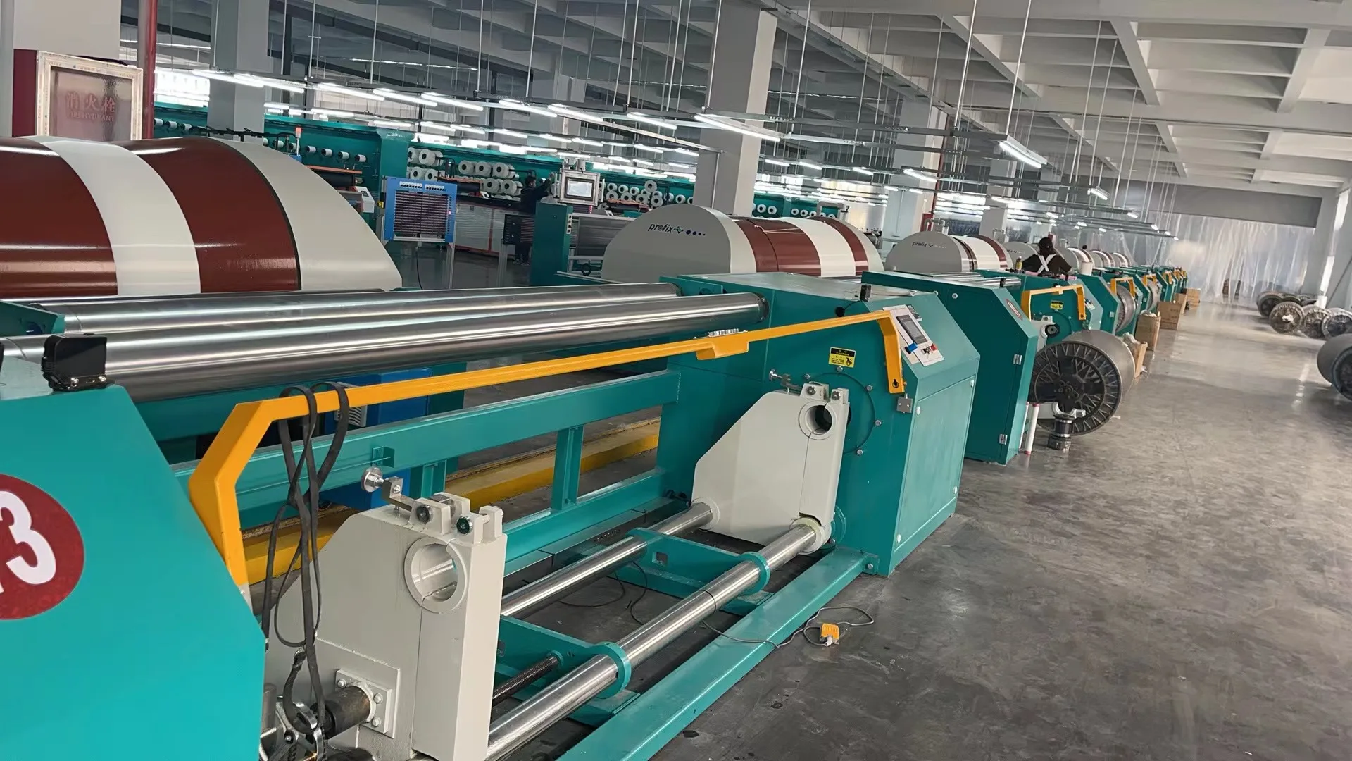 MOTHER YARN WARPING KNITTING MACHINE SPLITTING WARPING TOGETHER textile machinery details