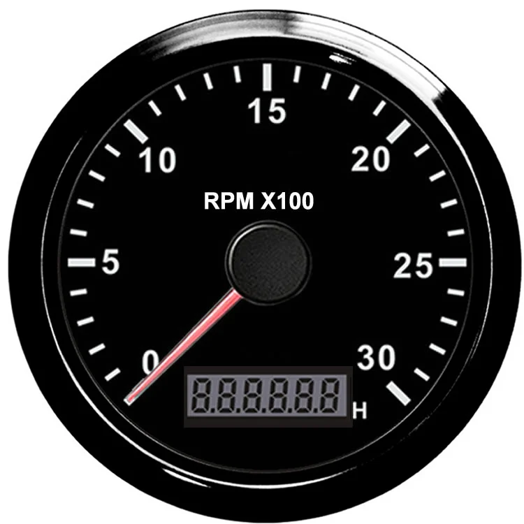 Морской Тахометр счетчика оборотов 3000/7000/8000/12000 об/мин 85 мм