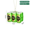 Botella de cerveza verde