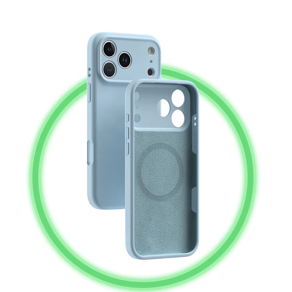 product new trending hot selling magnetic silicone case for iphone 17 pro luxury protection  precise fit laudtec-4