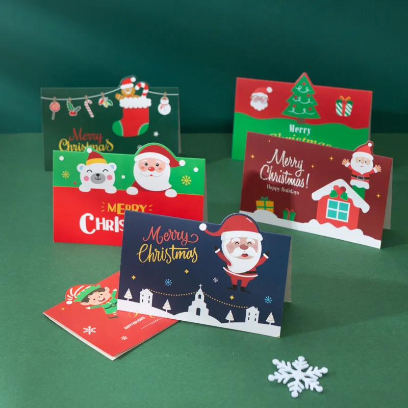 The Christmas Blessing On The 2022 2022 New Year Blank Blessing Message Merry Christmas Greeting Gift Card -  Buy Merry Christmas Cards,Christmas Greeting Card,Christmas Gift Card  Product On Alibaba.com