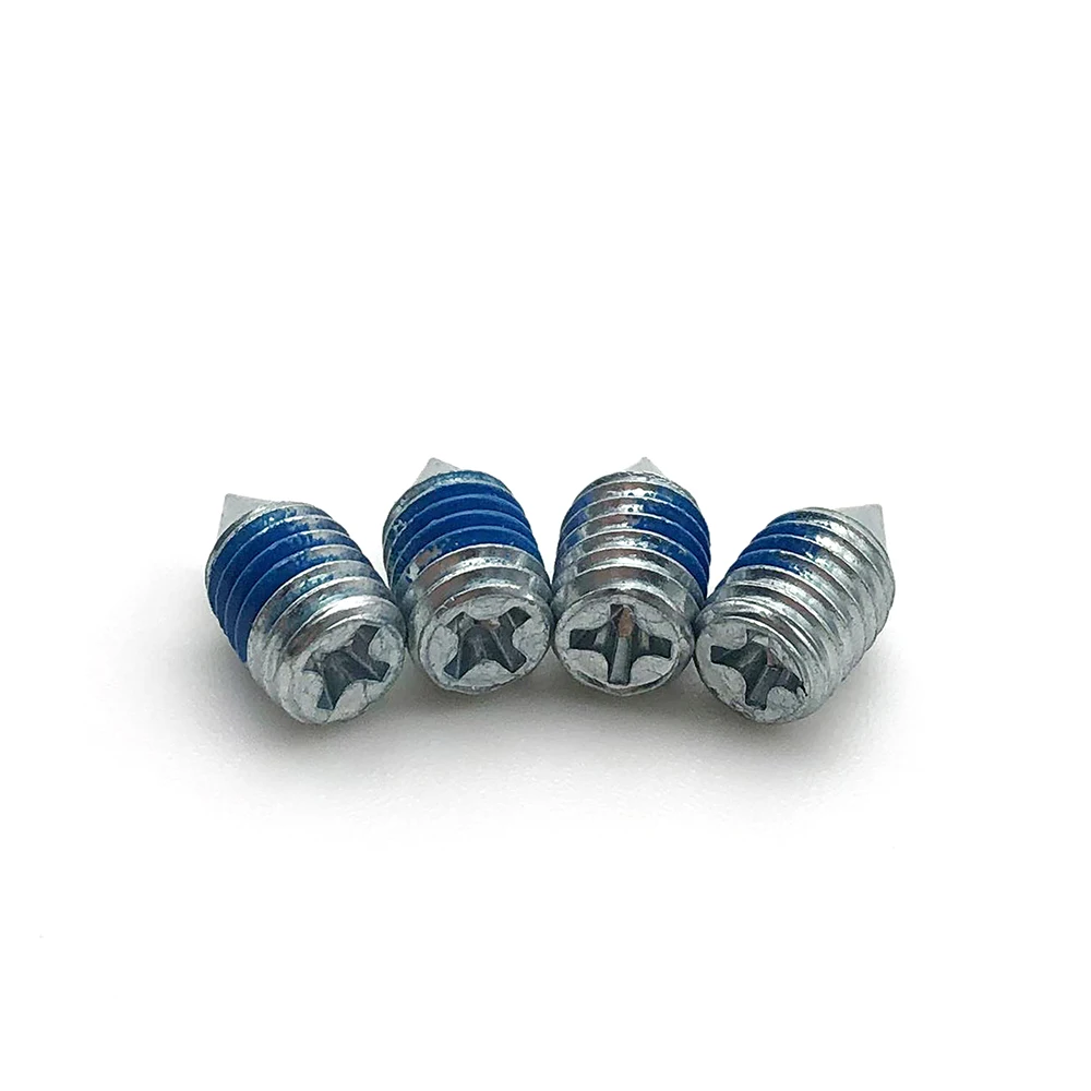 Lot de vis à œillets coniques à fente en acier au carbone, petites pièces M1.6 M2 M2.5 vis à douille avec patch en nylon