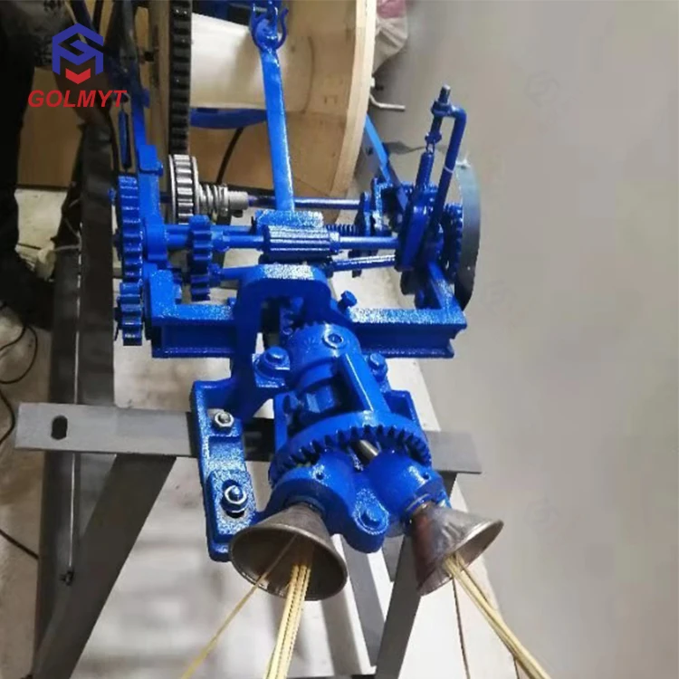 Manual Straw Hemp Rope Making Twister Machine with Excellent Efficiency
