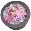 Caja de regalo redonda rosa-Rosa