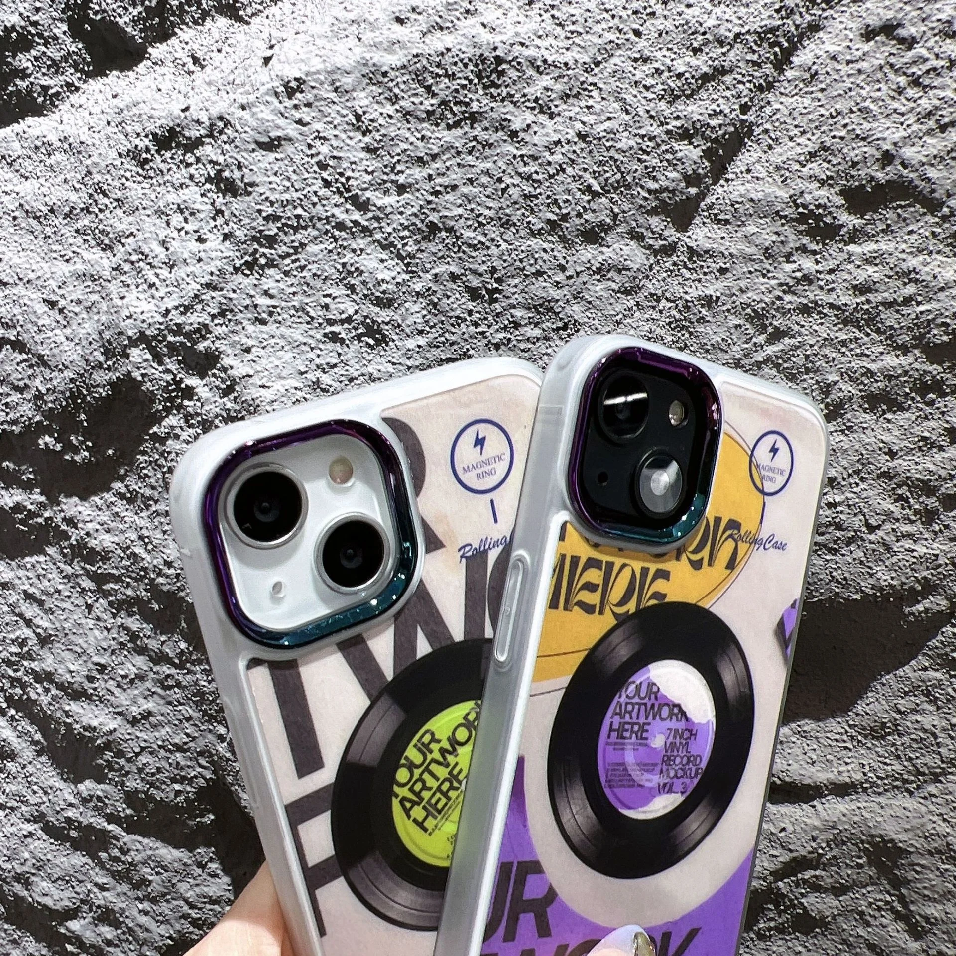 CD Tape Pattern Phone Case for iphone 15 case Phone Cover for iphone 11 12 13 Pro Max Phone case