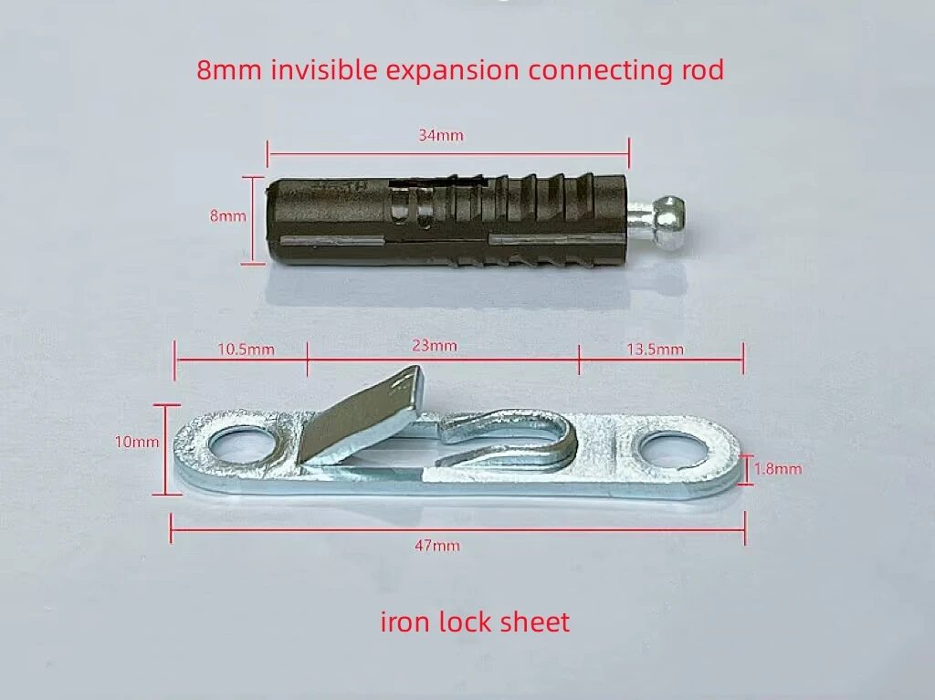 Factory Price Furniture Board Invisible Connector 2in1 Furniture