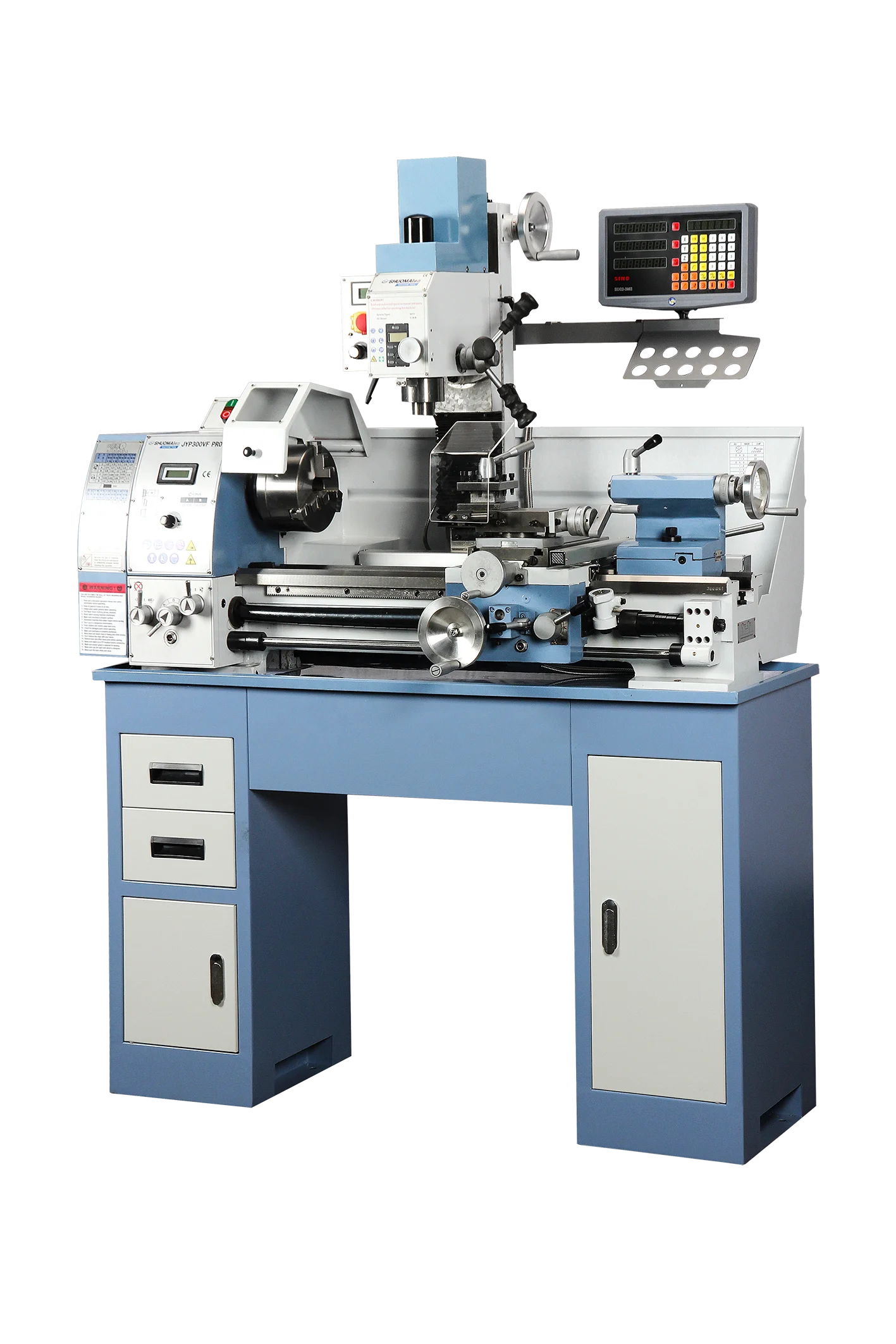 Jyp300vf Compact Cnc Lathe & Milling Machine Combo, 700mm