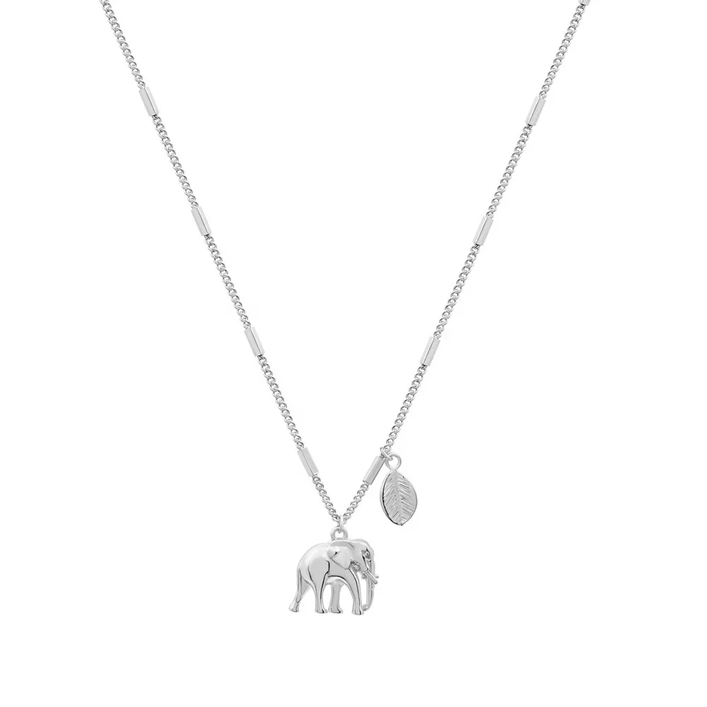 Gold Elephant Necklace Tiffany - 925 Silver Minimalist