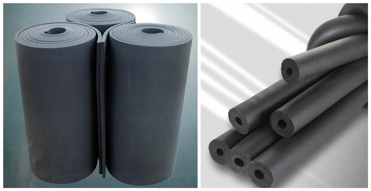 NBR/PVC thermal insulation rubber foam sheets and tubes making machinery